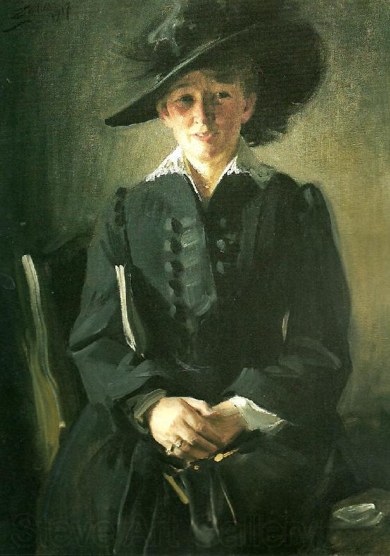 Anders Zorn sigrid carlsund Germany oil painting art